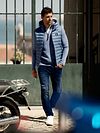 Vanguard Jean V850 Rider Bleu Foncé BNU Model / Sfeerbeeld