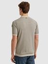Vanguard Knitted Polo Shirt Print Beige Model / Achterkant