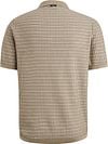Vanguard Polo Knitted Checks Beige Product / Achterkant