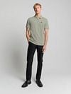 No Excess Half Zip Poloshirt Piqué Vert Model / Voorkant
