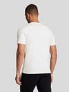 Lyle und Scott T-shirt Weiß Model / Achterkant