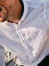 Suitable Shirt Linen White Model / Detail