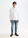Scotch and Soda Core Oxford Overhemd Wit Model / Voorkant