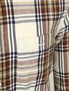 Gant Hemd Flanell Kariert Ecru