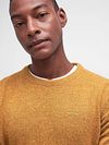 Barbour Tisbury Pullover Yellow Model / Detail