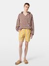 Scotch & Soda Swimshorts Stripes Yellow Model / Voorkant