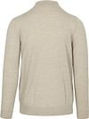 Profuomo Longsleeve Poloshirt Merinowol Beige