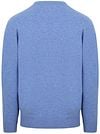 William Lockie Pullover Lamswol V Surf Mid Blue Product / Achterkant