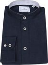 Blue Industry Shirt Mao Collar Dark Blue Product / Detail