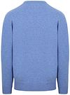 William Lockie Pullover Lambswool V Surf Mid Blue Product / Achterkant