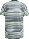 Cast Iron T-shirt Stripes Blue Green Product / Achterkant
