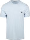 Fred Perry T-shirt Ringer Licht Blauw M3519-146 kopen | Suitable