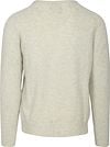 Steppin' Out Pullover V-Ausschnitt Lammwolle Greige Product / Achterkant