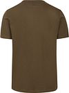 BOSS T-shirt Tales Open Brown Product / Achterkant