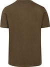 BOSS T-shirt Tales Open Bruin Product / Achterkant