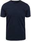 KnowledgeCotton Apparel T-shirt Dark Blue order online | 1010113 | Suitable Greece