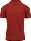 Marc O'Polo Polo Shirt Linen Red Product / Achterkant