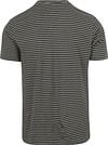 Marc O'Polo T-Shirt Linen Stripes Blue Product / Achterkant