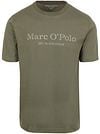 Marc O'Polo T-Shirt Logo Dark Green order online | 523201251052-452 | Suitable Norway