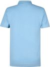 Petrol Knitted Polo Shirt Light Blue Product / Achterkant