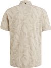 PME Legend Polo Shirt Piqué Print Beige Product / Achterkant