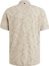 PME Legend Poloshirt Piqué Print Beige Product / Achterkant