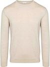 Profuomo Pull-over Laine Merinos Ecru PPVJ30001D-F commander en ligne | Suitable