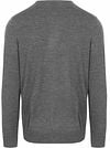 Profuomo Pullover Merino Wool Grey Product / Achterkant