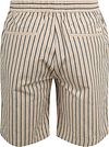 Scotch and Soda Fave Short Rayures Beige Product / Achterkant