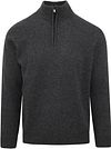 Suitable Half Zip Pullover Wool Blend Anthracite S386 Serafino Antra order online | Suitable