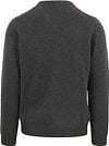 Suitable Lammwolle Pullover V-Ausschnitt Anthrazit Product / Achterkant