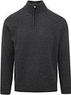 Suitable Pull Demi-Zip Mélangé Laine Anthracite S386 Serafino Antra commander en ligne | Suitable