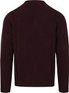 Suitable Pullover Wool O-Neck Bordeaux Product / Achterkant