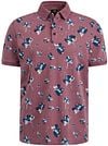 Vanguard Polo Shirt Piqué Flowers Dark Pink VPSS2305874-4084 order online | Suitable