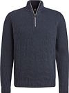 Vanguard Pullover Half Zip Structure Wool Mix Navy order online | VKW2409326-5073 | Suitable Norway