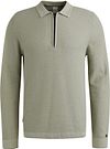 Cast Iron Long Sleeve Half Zip Polo Shirt Structure Light Green order online | CPS2502820-6169 | Suitable Lithuania