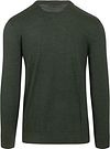 KnowledgeCotton Apparel Pullover Wool Dark Green Product / Achterkant