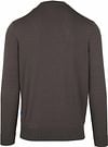 Suitable Pipa Tech Pullover Dunkel Grün O-Ausschnitt Product / Achterkant