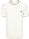 Fred Perry M1588 Twin Tipped T Shirt Off-White order online | M1588-Y54 | Suitable Lithuania