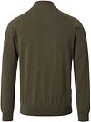 Casa Moda Pullover Zip Olive Green Product / Achterkant