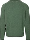Steppin' Out Pullover V-Neck Lambswool Mid Green Product / Achterkant