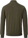 Casa Moda Vest Zip Olijfgroen Product / Achterkant