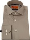 Suitable Overhemd Uni Khaki Skinny Product