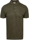 KnowledgeCotton Apparel Polo Shirt Linen Dark Green 1020001-1090 order online | Suitable