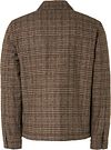 No Excess Cardigan Check Khaki Product