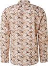 No Excess Linen Shirt Floral Print Multicolour Product / Achterkant