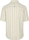 No Excess Short Sleeve Overhemd Streep Ecru Product / Achterkant