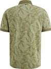 PME Legend Poloshirt Piqué Print Groen Product / Achterkant