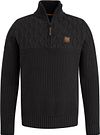 PME Legend Pull Knitted Half Zip Noir PKW2409324-995 commander en ligne | Suitable