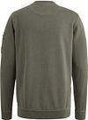 PME Legend Sweater Logo Beluga Vert Product / Achterkant